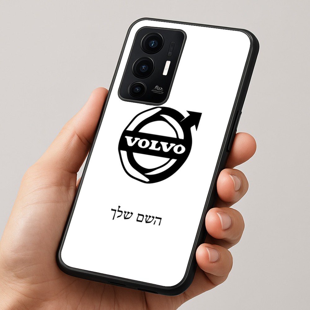 כיסוי בעיצוב אישי עם השם שלך לדגם - Realme GT 8 Pro 5G בעיצוב וולוו