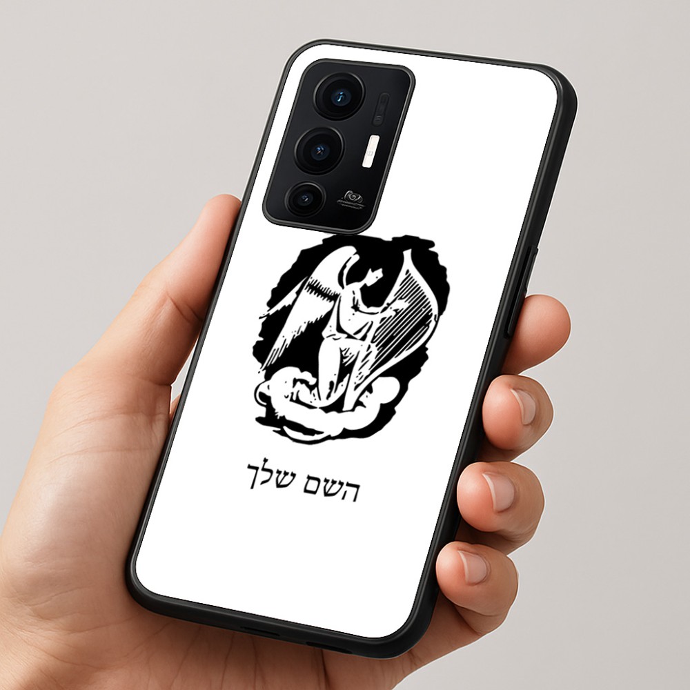 כיסוי בעיצוב אישי עם השם שלך לדגם - Realme GT 8 Pro 5G בעיצוב אנג'ל מוזיקלי