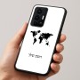 כיסוי בעיצוב אישי עם השם שלך לדגם - Realme GT 8 Pro 5G בעיצוב מפת העולם