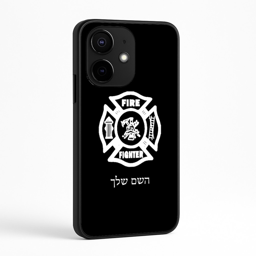 כיסוי בעיצוב אישי עם השם שלך לדגם - Realme Narzo 70 Pro 5G בעיצוב כבאי - תגית
