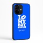 כיסוי בעיצוב אישי עם השם שלך לדגם - Realme Narzo 70 Pro 5G בעיצוב נשקי את חבר שלי