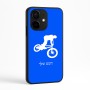 כיסוי בעיצוב אישי עם השם שלך לדגם - Realme Narzo 70 Pro 5G בעיצוב רוכב אופניים