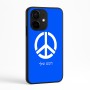 כיסוי בעיצוב אישי עם השם שלך לדגם - Realme Narzo 70 Pro 5G בעיצוב סמל השלום