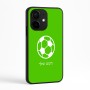 כיסוי בעיצוב אישי עם השם שלך לדגם - Realme Narzo 70 Pro 5G בעיצוב כדורגל כדור כדורגל