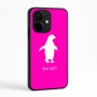 כיסוי בעיצוב אישי עם השם שלך לדגם - Realme Narzo 70 Pro 5G בעיצוב פינגווין
