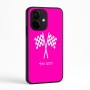 כיסוי בעיצוב אישי עם השם שלך לדגם - Realme Narzo 70 Pro 5G בעיצוב דגל המירוץ