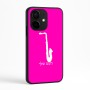 כיסוי בעיצוב אישי עם השם שלך לדגם - Realme Narzo 70 Pro 5G בעיצוב סקסופון