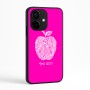 כיסוי בעיצוב אישי עם השם שלך לדגם - Realme Narzo 70 Pro 5G בעיצוב הדפס תפוח