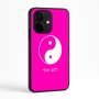כיסוי בעיצוב אישי עם השם שלך לדגם - Realme Narzo 70 Pro 5G בעיצוב סמל יינג יאנג