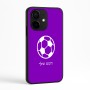 כיסוי בעיצוב אישי עם השם שלך לדגם - Realme Narzo 70 Pro 5G בעיצוב כדורגל כדור כדורגל