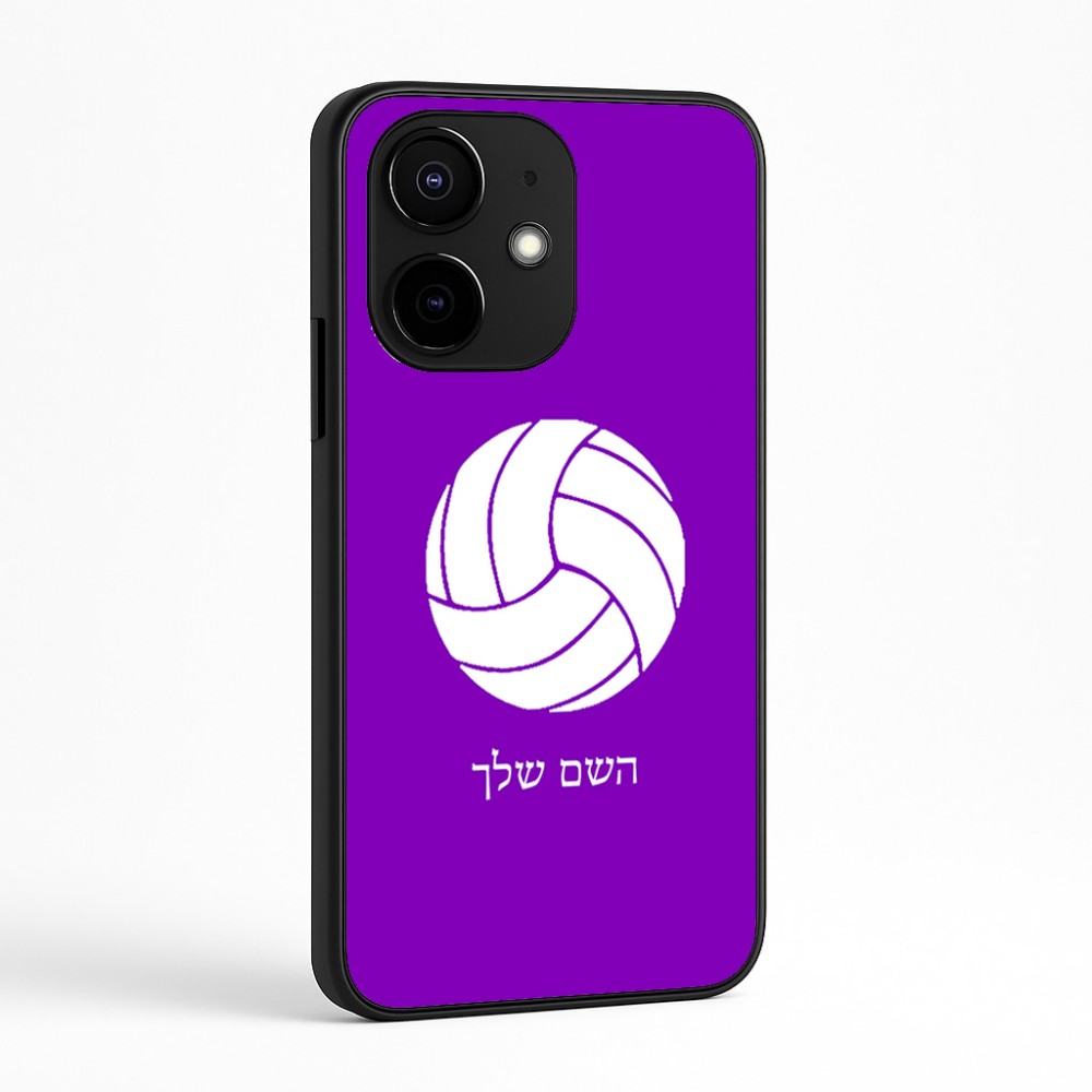 כיסוי בעיצוב אישי עם השם שלך לדגם - Realme Narzo 70 Pro 5G בעיצוב כדור כדורעף