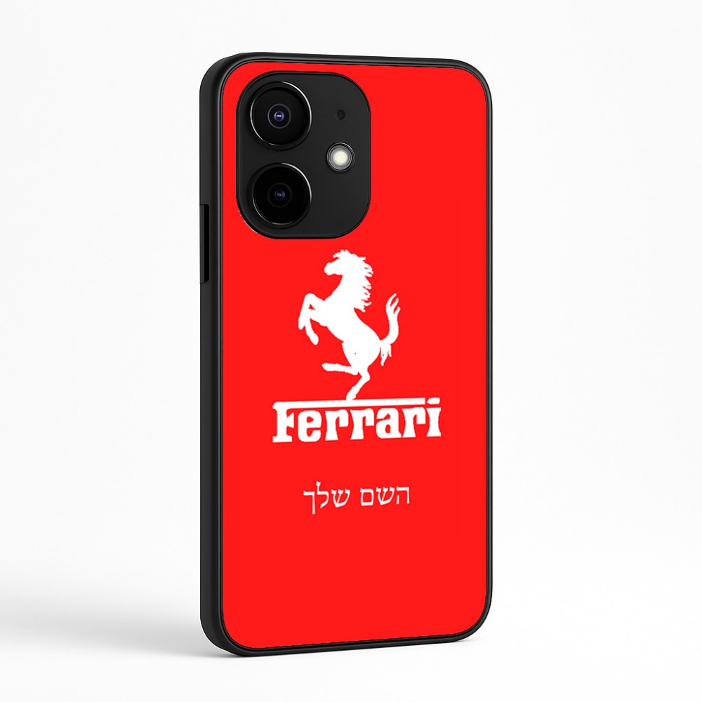 כיסוי בעיצוב אישי עם השם שלך לדגם - Realme Narzo 70 Pro 5G בעיצוב פרארי