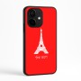 כיסוי בעיצוב אישי עם השם שלך לדגם - Realme Narzo 70 Pro 5G בעיצוב מגדל אייפל