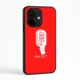כיסוי בעיצוב אישי עם השם שלך לדגם - Realme Narzo 70 Pro 5G בעיצוב מיקרופון