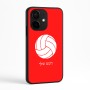 כיסוי בעיצוב אישי עם השם שלך לדגם - Realme Narzo 70 Pro 5G בעיצוב כדור כדורעף