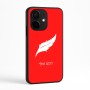 כיסוי בעיצוב אישי עם השם שלך לדגם - Realme Narzo 70 Pro 5G בעיצוב נוצת נוצה