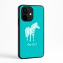 כיסוי בעיצוב אישי עם השם שלך לדגם - Realme Narzo 70 Pro 5G בעיצוב זברה