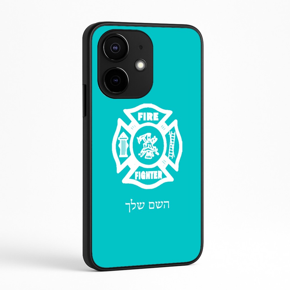 כיסוי בעיצוב אישי עם השם שלך לדגם - Realme Narzo 70 Pro 5G בעיצוב כבאי - תגית