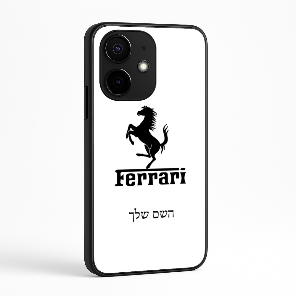 כיסוי בעיצוב אישי עם השם שלך לדגם - Realme Narzo 70 Pro 5G בעיצוב פרארי