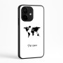 כיסוי בעיצוב אישי עם השם שלך לדגם - Realme Narzo 70 Pro 5G בעיצוב מפת העולם