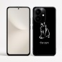 כיסוי בעיצוב אישי עם השם שלך לדגם - Realme Narzo 70 Pro 5G בעיצוב חתול