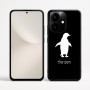 כיסוי בעיצוב אישי עם השם שלך לדגם - Realme Narzo 70 Pro 5G בעיצוב פינגווין