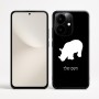 כיסוי בעיצוב אישי עם השם שלך לדגם - Realme Narzo 70 Pro 5G בעיצוב קרנף