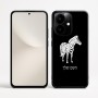 כיסוי בעיצוב אישי עם השם שלך לדגם - Realme Narzo 70 Pro 5G בעיצוב זברה