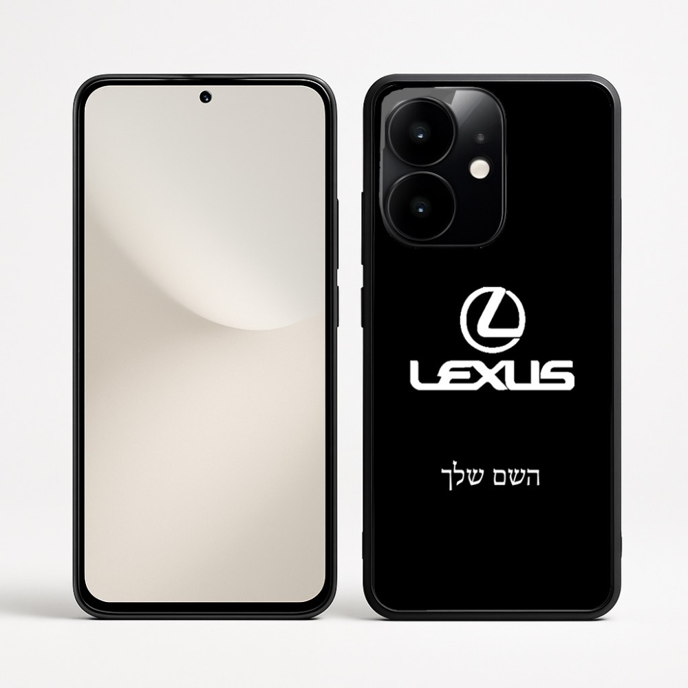 כיסוי בעיצוב אישי עם השם שלך לדגם - Realme Narzo 70 Pro 5G בעיצוב לקסוס