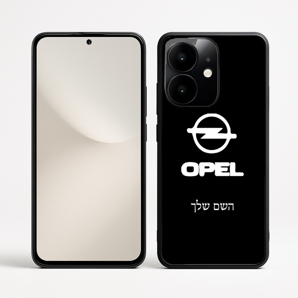 כיסוי בעיצוב אישי עם השם שלך לדגם - Realme Narzo 70 Pro 5G בעיצוב אופל