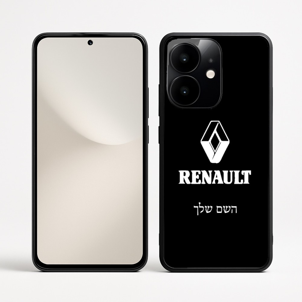 כיסוי בעיצוב אישי עם השם שלך לדגם - Realme Narzo 70 Pro 5G בעיצוב רנו