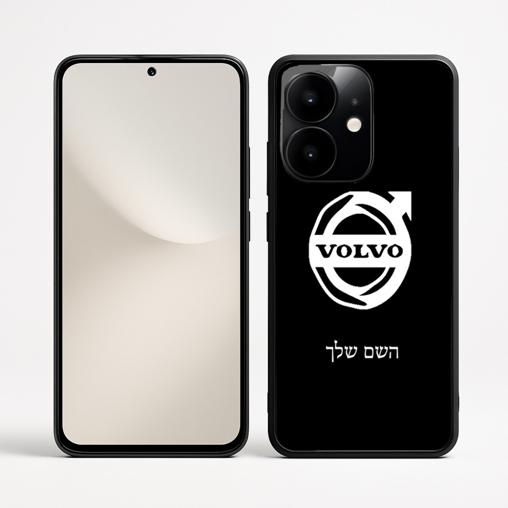 כיסוי בעיצוב אישי עם השם שלך לדגם - Realme Narzo 70 Pro 5G בעיצוב וולוו