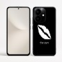כיסוי בעיצוב אישי עם השם שלך לדגם - Realme Narzo 70 Pro 5G בעיצוב שפתיים - נשיקה