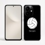 כיסוי בעיצוב אישי עם השם שלך לדגם - Realme Narzo 70 Pro 5G בעיצוב כדור כדורעף