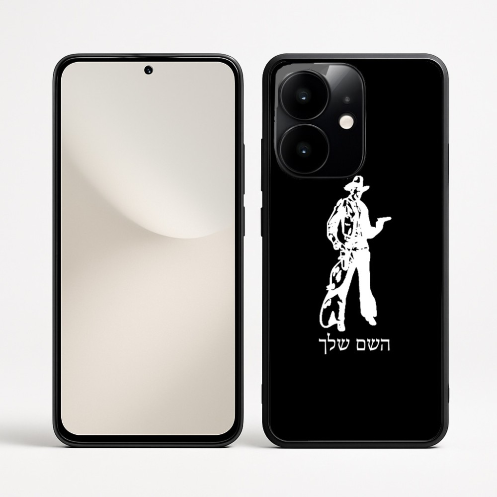 כיסוי בעיצוב אישי עם השם שלך לדגם - Realme Narzo 70 Pro 5G בעיצוב קאובוי המערב הפרוע