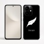כיסוי בעיצוב אישי עם השם שלך לדגם - Realme Narzo 70 Pro 5G בעיצוב נוצת נוצה