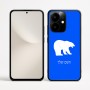 כיסוי בעיצוב אישי עם השם שלך לדגם - Realme Narzo 70 Pro 5G בעיצוב דוב