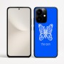 כיסוי בעיצוב אישי עם השם שלך לדגם - Realme Narzo 70 Pro 5G בעיצוב פרפר