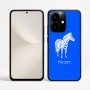 כיסוי בעיצוב אישי עם השם שלך לדגם - Realme Narzo 70 Pro 5G בעיצוב זברה