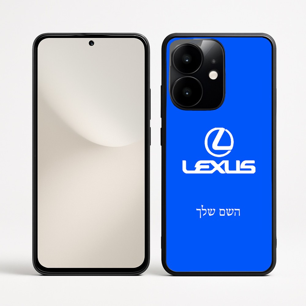 כיסוי בעיצוב אישי עם השם שלך לדגם - Realme Narzo 70 Pro 5G בעיצוב לקסוס