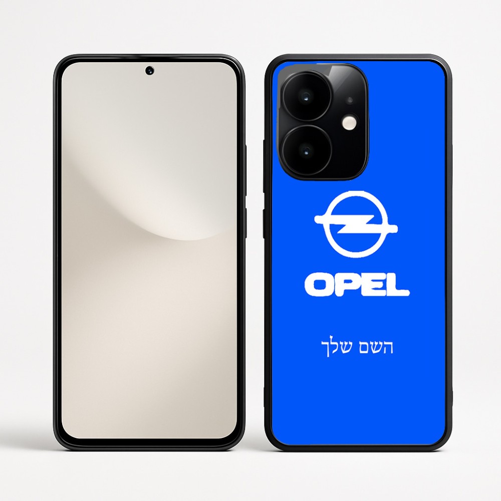 כיסוי בעיצוב אישי עם השם שלך לדגם - Realme Narzo 70 Pro 5G בעיצוב אופל