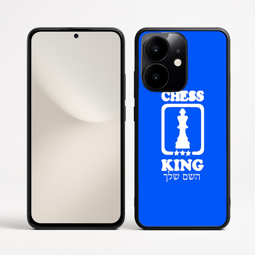 כיסוי בעיצוב אישי עם השם שלך לדגם - Realme Narzo 70 Pro 5G בעיצוב שחמט