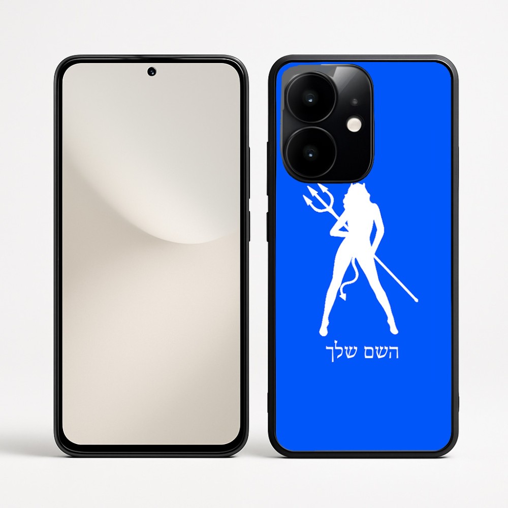 כיסוי בעיצוב אישי עם השם שלך לדגם - Realme Narzo 70 Pro 5G בעיצוב אישה שטן