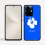 כיסוי בעיצוב אישי עם השם שלך לדגם - Realme Narzo 70 Pro 5G בעיצוב פרח היביסקוס