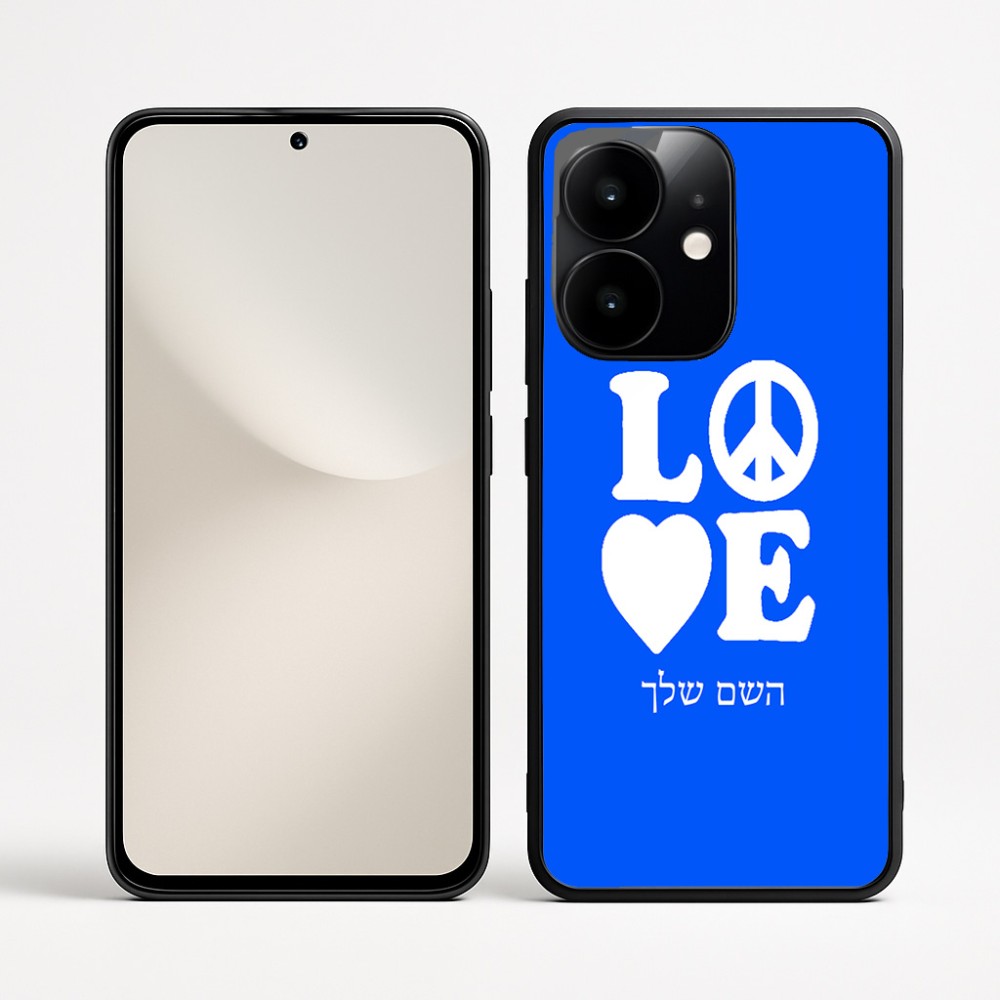 כיסוי בעיצוב אישי עם השם שלך לדגם - Realme Narzo 70 Pro 5G בעיצוב אהבה