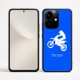 כיסוי בעיצוב אישי עם השם שלך לדגם - Realme Narzo 70 Pro 5G בעיצוב מוטוקרוס