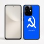 כיסוי בעיצוב אישי עם השם שלך לדגם - Realme Narzo 70 Pro 5G בעיצוב פטיש ומגל