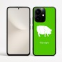 כיסוי בעיצוב אישי עם השם שלך לדגם - Realme Narzo 70 Pro 5G בעיצוב חזיר