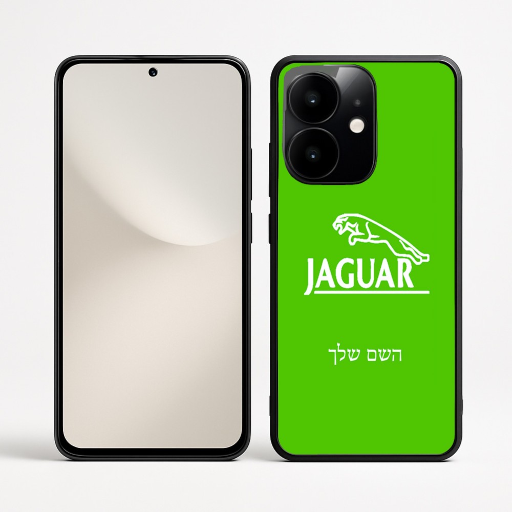 כיסוי בעיצוב אישי עם השם שלך לדגם - Realme Narzo 70 Pro 5G בעיצוב יגואר