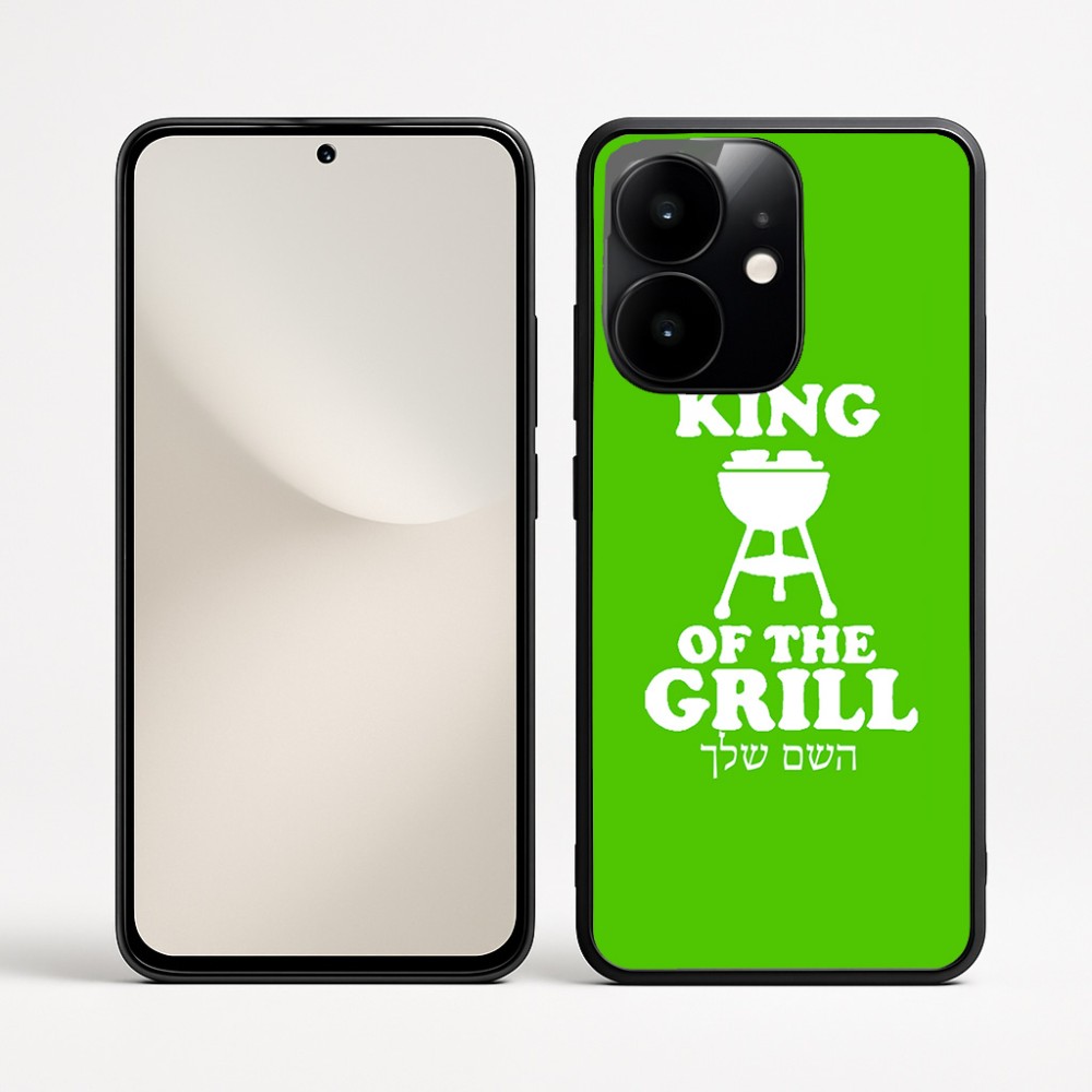 כיסוי בעיצוב אישי עם השם שלך לדגם - Realme Narzo 70 Pro 5G בעיצוב מלך הגריל
